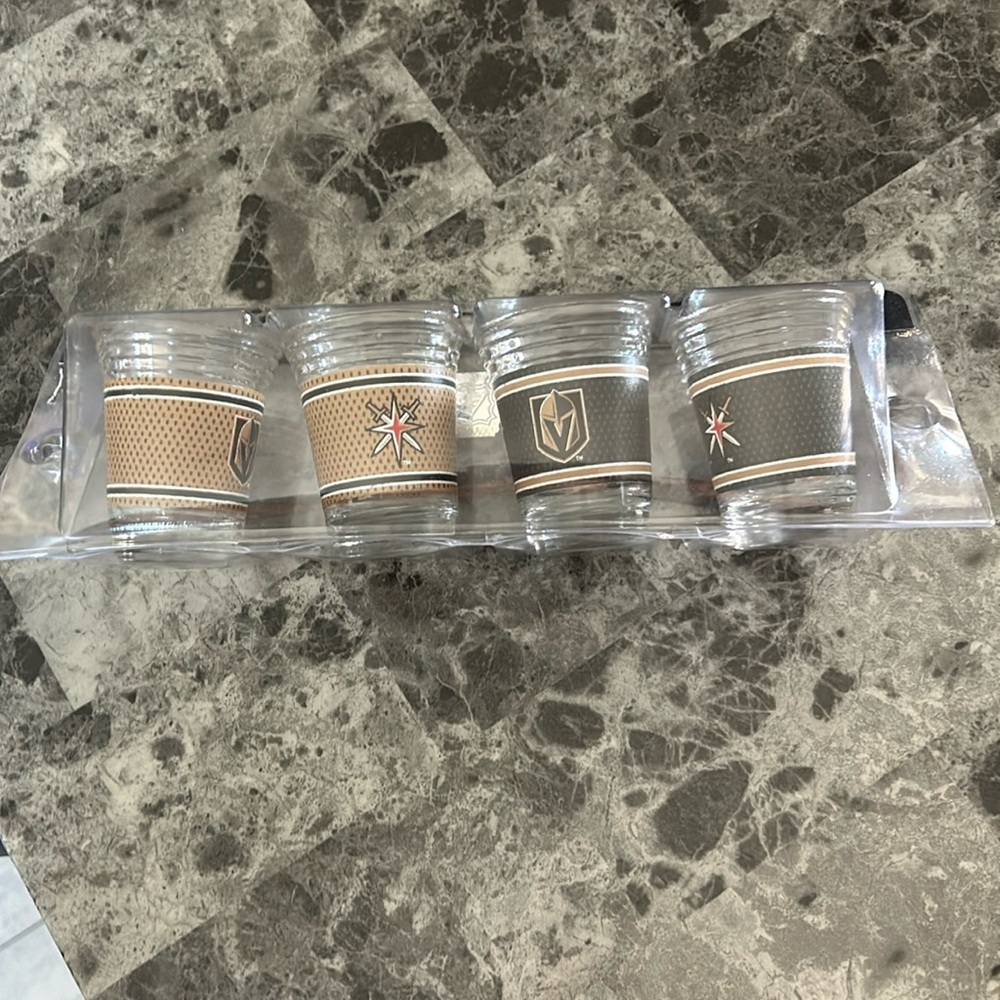 Las Vegas Golden Knights shot glasses